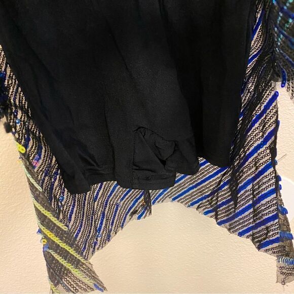 WEISSMAN Dance Costume black sequin dress SHAKE YOUR GROOVE THING 13584 adult SA - Picture 5 of 13